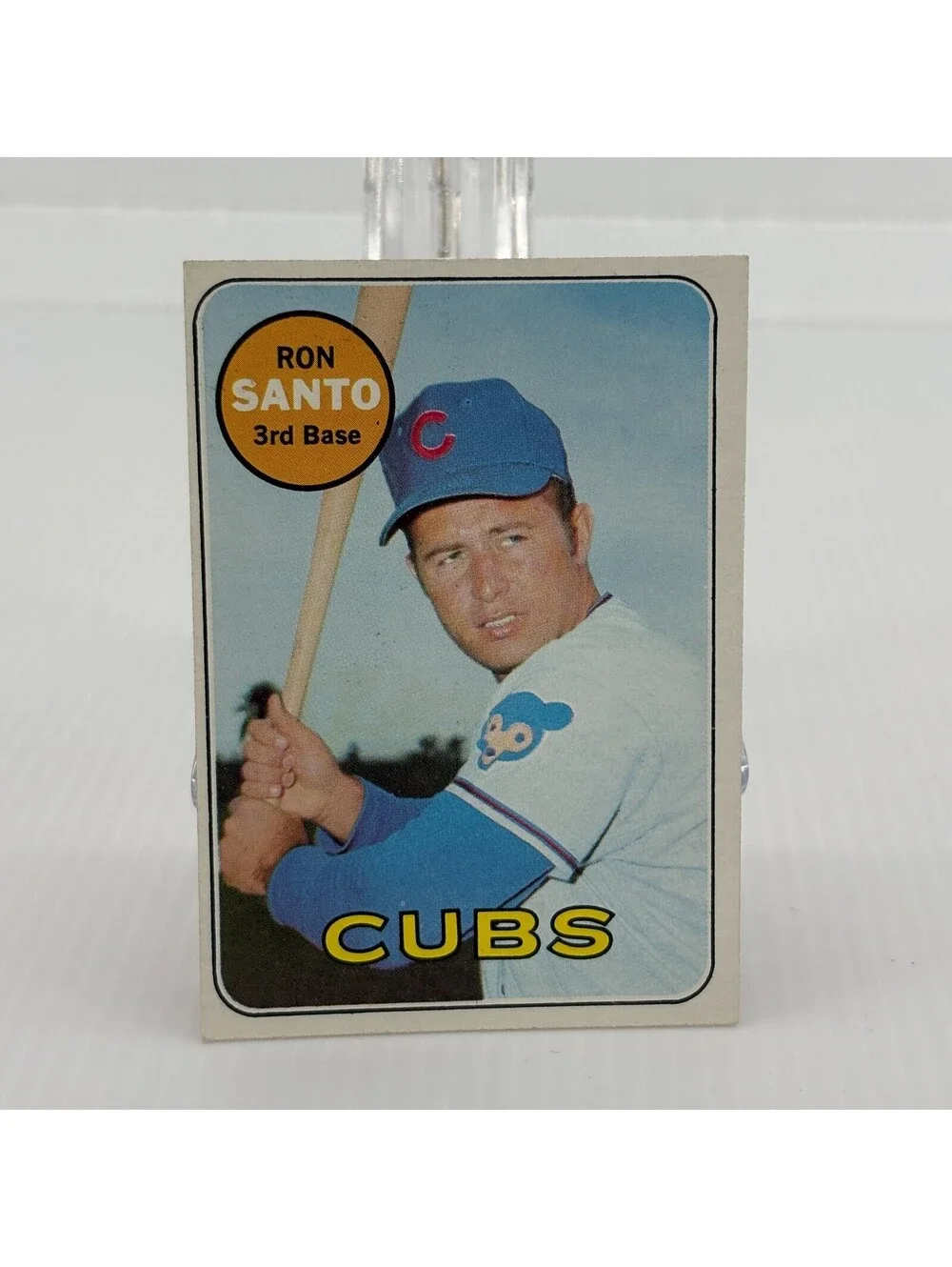 1969 Topps #570 Ron Santo Chicago Cubs Baseball Card Vintage MLB HOF Third Base